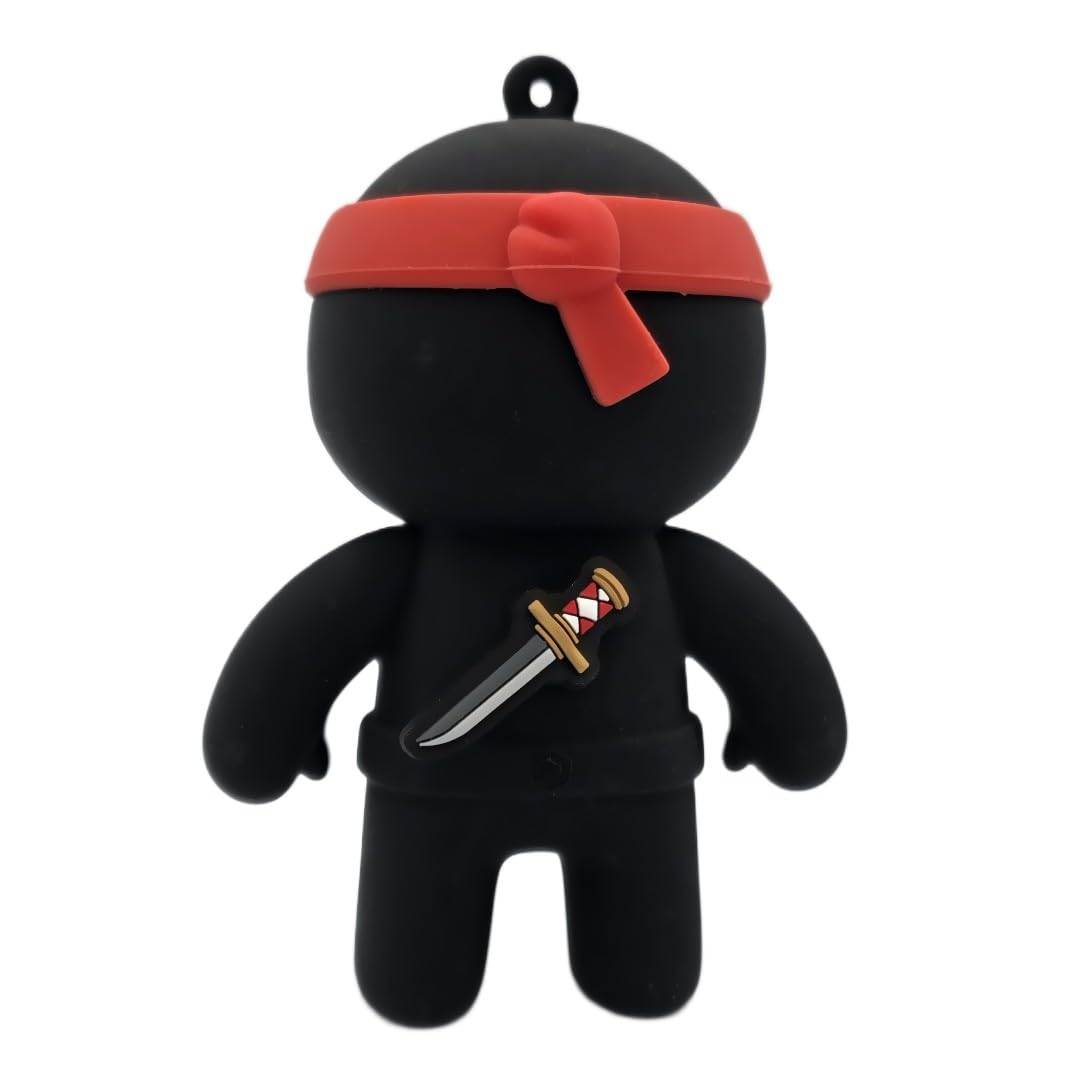 FAR&STRAIGHT Ninja Golf Tee Holder | Interchangeable Plugins | Funny & Unique Golf Gift | Personalized Accessory (4 Plugins)