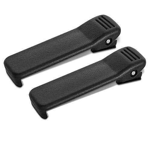 Spring Loaded Belt Clips for Motorola Radios - 2 Pack