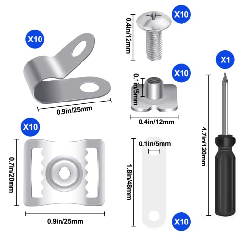 51 Pcs Helmet Repair Kit - Hockey & Baseball Accessories