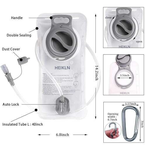 2L Leak Proof Hydration Bladder - BPA Free Water Reservoir