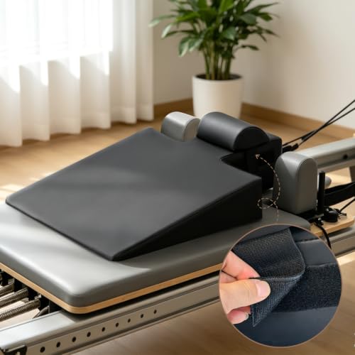 Yoga Wedge Cushion with Neck Support - 13.5° Incline for Exercises