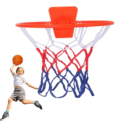 Silent Indoor Basketball Hoop - 14-Inch Wall Mount, Foldable Design