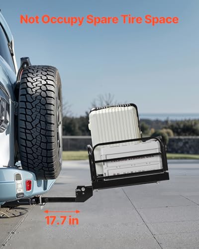 Hitch Cargo Carrier 60x24x14 in - 500lbs Capacity, Steel Rack