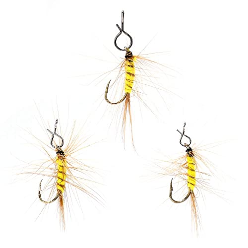 Fly Fishing Snap Clips - 50 Pack Stainless Steel Lure Clips - Size L