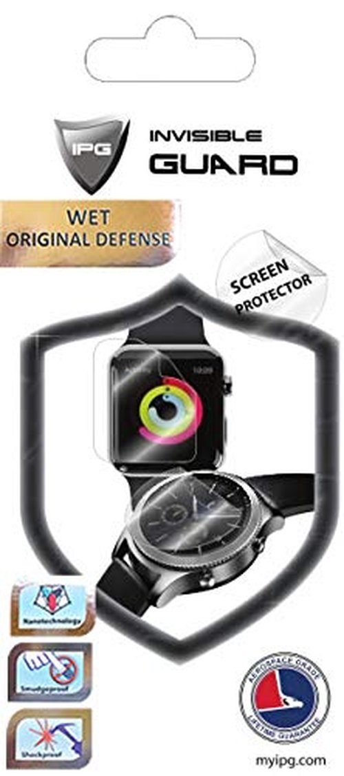 IPG for Garmin Forerunner 570-47mm Hydrogel Screen Protector (2 Units) Invisible HD Clear Film Anti Scratch Guard-Smooth/Self-Healing/Bubble for Forerunner570-47mm
