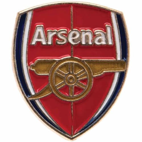 Arsenal FC Crest Pin Badge - Official Licensed Merchandise, Red