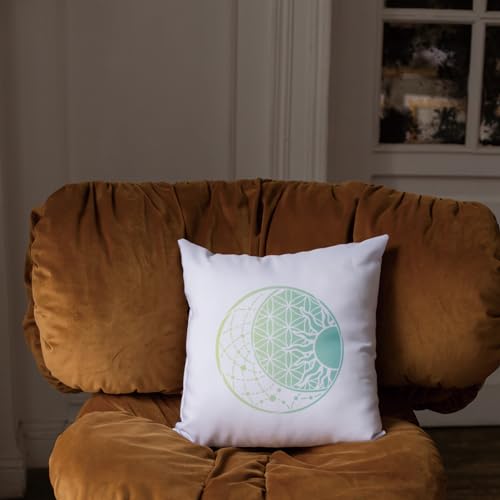 INFUNLY Sun Stencil Flower of Life Mandala Stencil Reusable Stencils for Painting DIY Decorative Stencil Template Flower Stencils Art Templates for Canvas Crafts Wood Wall Furniture