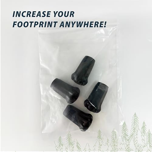 Trekking Pole Tips Replacement - 4pc Pack for Hiking Poles