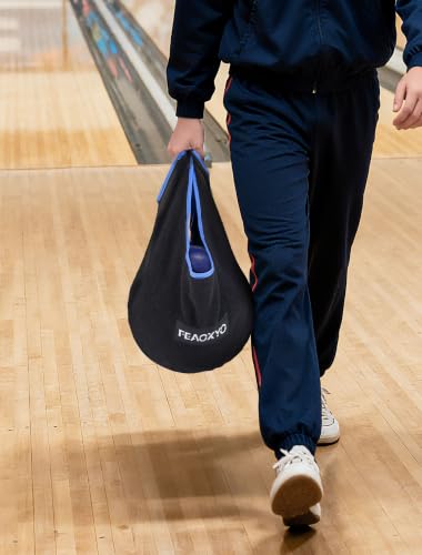 Bowling Ball Polisher Bag, 22 x 14 Inches Microfiber Seesaw Towel