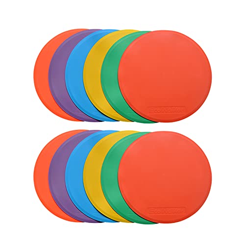 12pcs 10-Inch Spot Markers for Sports Agility Training