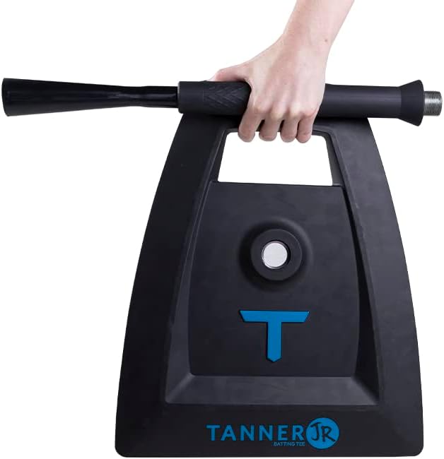 Tanner Jr. Batting Tee - Durable Youth T-Ball Stand with Easy Height Adjustments | Perfect for Kids & Toddlers