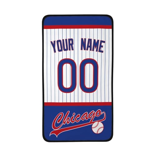 Personalized Coral Velvet Bath Towel - Chicago C