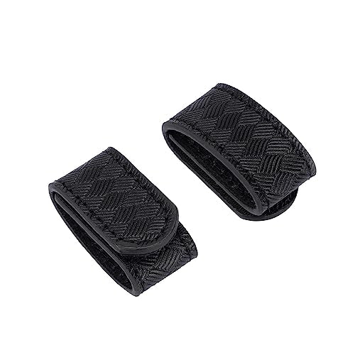 Leather Belt Keeper - 1 3/8" to 1 1/2" Wide - Basket Weave