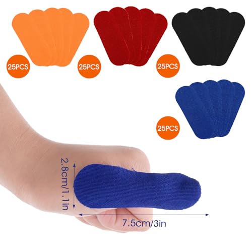 Bowling Finger Tape - 100PCS Protective Thumb Tapes, 4 Colors