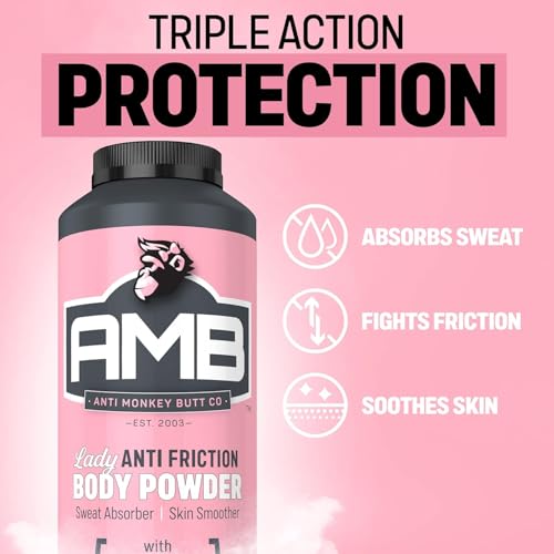 Women's Talc-Free Anti-Chafing Body Powder with Calamine, 8 oz