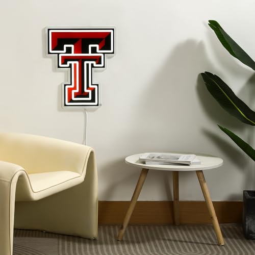 Texas Tech Red Raiders LED Neon Sign - 15" Light Up Display