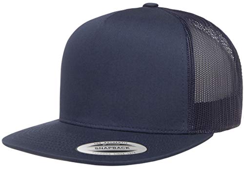 Yupoong YP Classics Trucker Hat - Navy, One Size | Flexfit