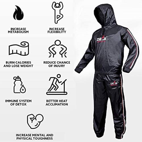 Heavy Duty Sauna Suit for Weight Loss - Full Body Hoodie