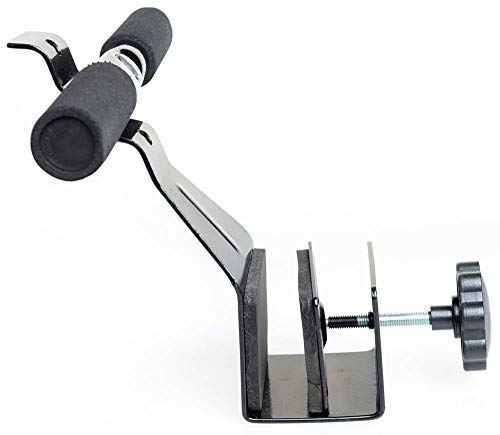 Adjustable Doorway Sit-Up Bar for Home Workouts - Black