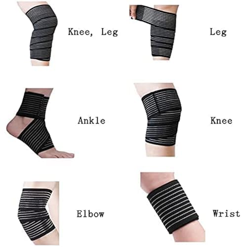 Extra Long Knee Compression Support Bandage - 180 cm