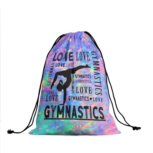 Giwawa Abstract Love Gymnastics Grip Bag Purple Blue 9.25 x 12 in