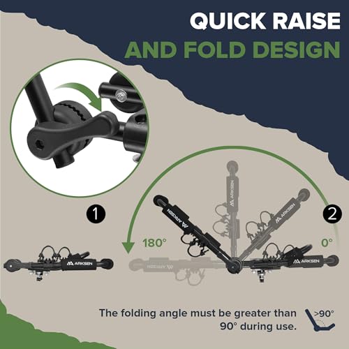 Folding Kayak Roof Rack with Lashing Straps - 160Lbs Capacity