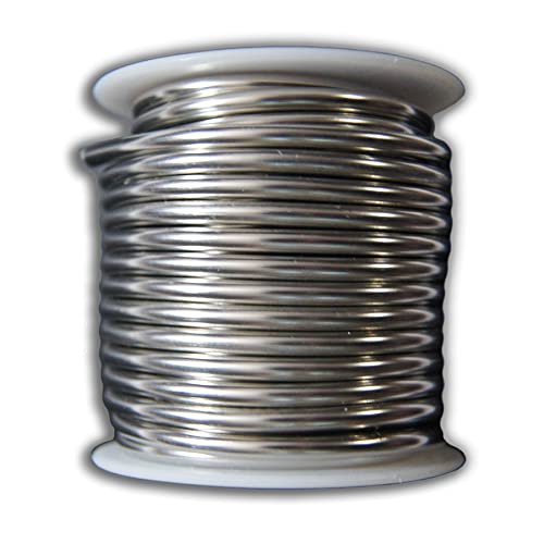 AIM Econosol 97/3 Lead-Free 0.125inch Solid Solder Wire for Plumbing Repairs (454g / 16oz)