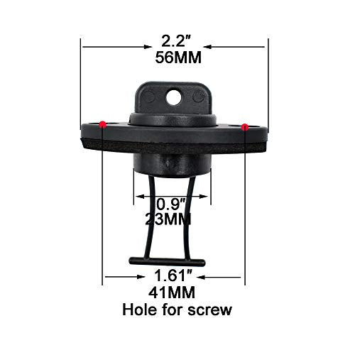 Coarse Thread Drain Plug Kit for Kayaks and Canoes - 2 Pcs