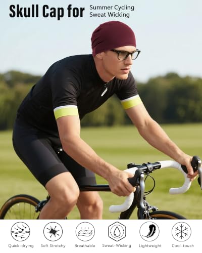 Cooling Skull Cap for Men & Women - 3D Mesh Beanie - Set F