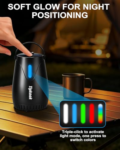 Portable Camping Shower Pump with Night Light – 2 GPM, 8000mAh Battery