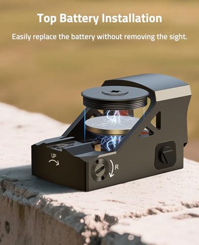 3MOA Red Dot Sight with Motion Awake Technology - Shockproof & Waterproof