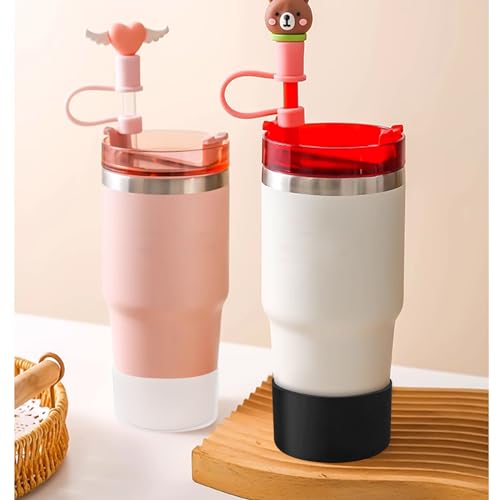 Silicone Water Bottle Boot - 2 Pcs 3 Inch Black