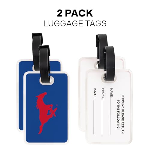 Acrylic Luggage Tag ID Holder - Desert Cactus A (2 Pack)