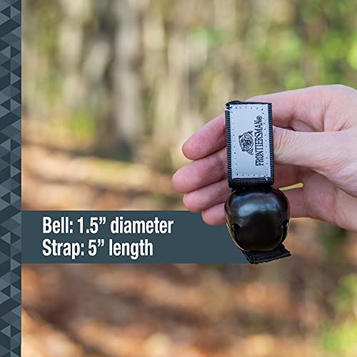 Bear Bell with Magnetic Silencer - Black for Hiking & Camping