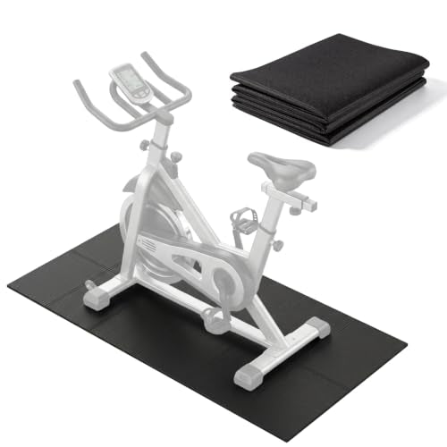 55x24 Inch Anti-Slip Treadmill Mat for Home Gym Floor Protection
