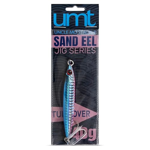 40g Casting Jig - Super Sharp Treble Hook, Pink & Blue