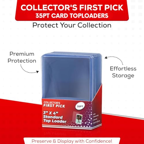 Premium 35PT Top Loaders for Trading Cards - Clear Card Sleeves
