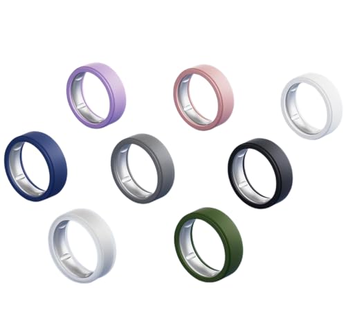 Silicone Ring Cover for Oura Ring Gen 4/3 & Samsung Galaxy - 8 Pack