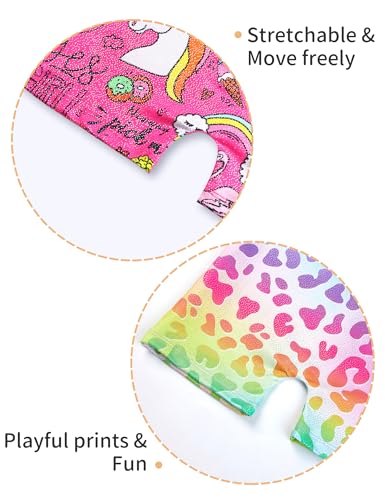 Sparkly Sleeveless Leotards for Girls - 2 Pack Unitards