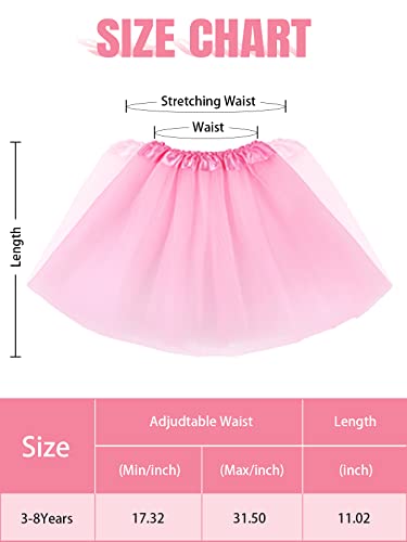 Century Star 4-Layer Neon Green Tutu Dress for Girls 3-8 Years Birthday Costume