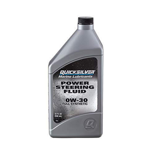 Quicksilver Synthetic Power Steering Fluid SAE 0W-30 32 Oz - Marine & Outboard Use