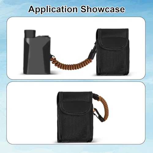 Rangefinder Tether Lanyard Set - 2pcs, 8-75cm, Brown