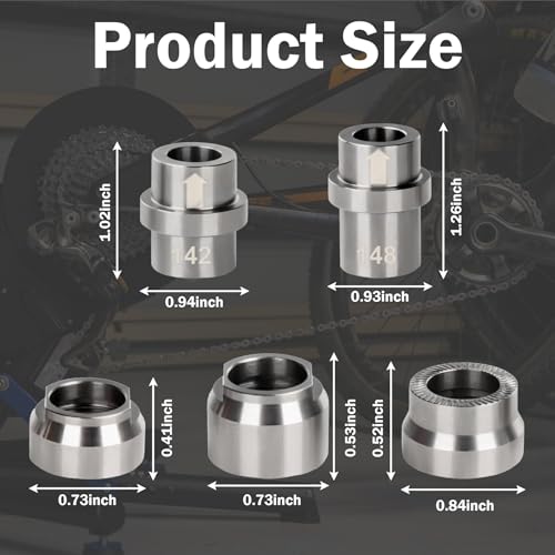 Thru Axle Adapter Kit for Wahoo KICKR Trainers - 12x142 & 12x148
