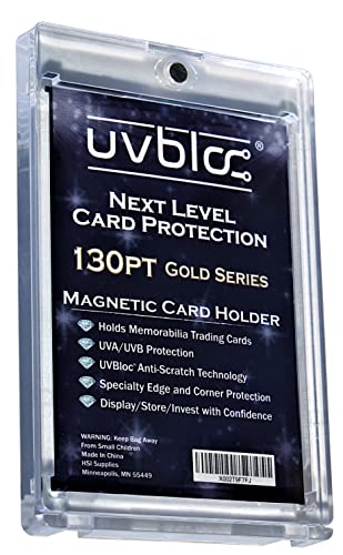 130pt Magnetic Card Holder Sleeves for Jersey & Sports Cards