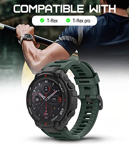 Amazfit T-Rex Sport Band - Olive Green Replacement Strap
