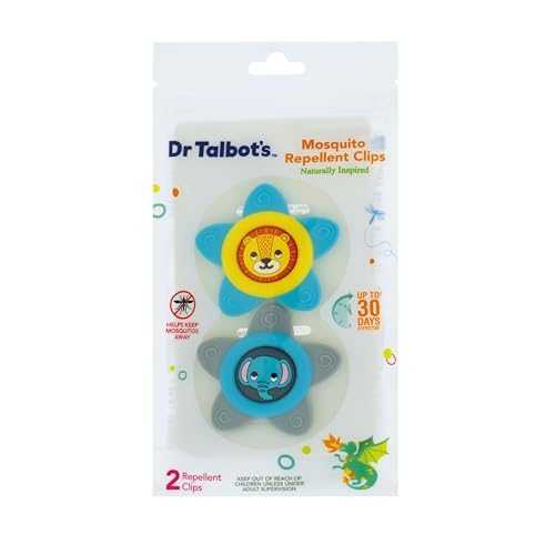 Natural Mosquito Repellent Clips for Babies & Toddlers - 2 Count