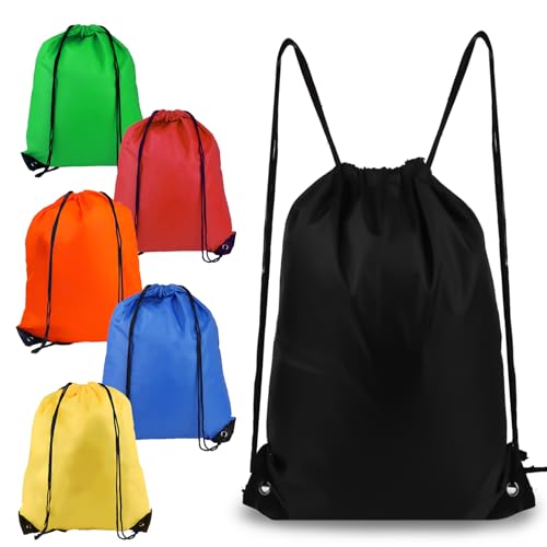 Drawstring Gym Bag - Multicolor Backpack for Sports & Travel