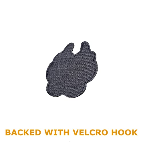 Olive Drab K-9 Paw Morale Patch - Rubber Touch Fastener