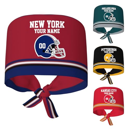 Personalized Football Scrub Cap for Adults - New York 1