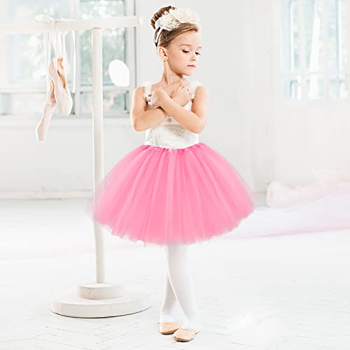 Layered Tutu Skirt for Toddler Girls - Pink Ballet Dance Costume